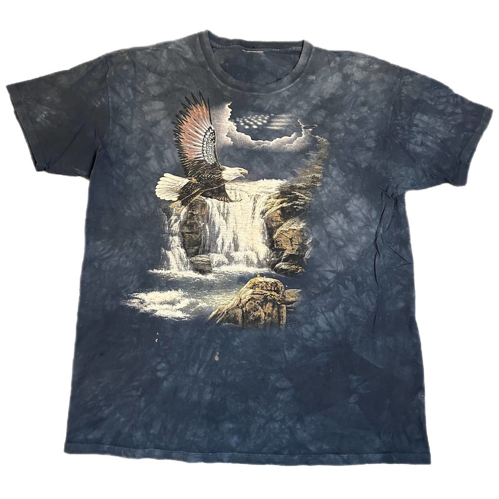 Vintage The Mountian Bald Eagle Nature Shirt